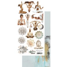 AA-ITM-11 Paper sheet 6x12''   In the morning- Joga