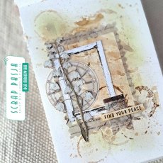 Art journal page Distress background tutorial 
