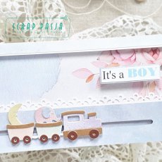 Kartka ze sliderem z kolekcji "Baby Toys" Craft&You Design