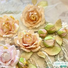 Fabric roses