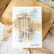 Art Journal - distress spritz, oxide, ink