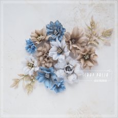 Winter favric flowers