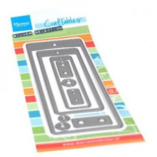 CR1510 Metal Die Marianne Design - CrafTables - Tags