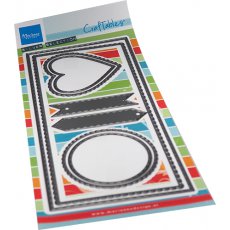 CR1538 Metal Die Marianne Design - CreaTables - SLIM LINE BANENERS