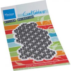 CR1545 Metal Die Marianne Design - Creatables -  ART TEXTURE SWISS CROSS