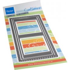 CR1617 Metal Die Marianne Design - Craftable - Mini slimline - 2 squares