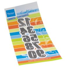 CR1643  Metal Die Marianne Design - Creatables - Alphabet numbers