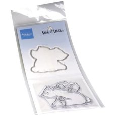 CS1137 Bear & Penguin STAMP & DIE SET