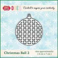 CW011 Dies Craft&You Design Christmas Ball 2
