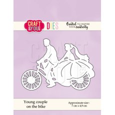 CW053 Young Couple on the bike