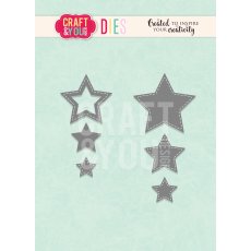 CW254  Cutting Die - Stars - Craft&You Design