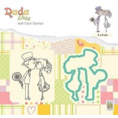 DDCS026 NS DADA DIES & CLEARSTAMP "Kissing”
