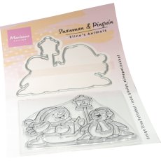 EC0205  Eline's Animals - Eline's Animals -Snowman & Pinguin