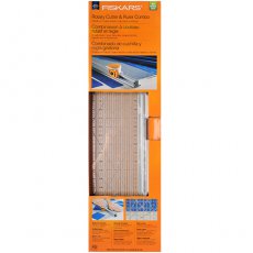 FISK9513 Fiskars Combo Rotary Cutter ?45 mm & Ruler 6?x24?