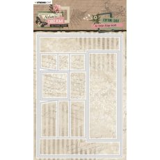 HE-ND-CD708 Studio Light • Natures Dream Cutting Dies A5 Trio Flip Card