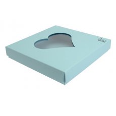 ID-2768 Card box blue heart GoatBox 14,5x14,5x4cm