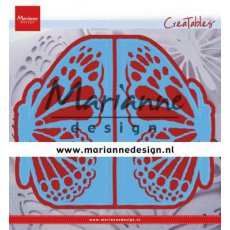 LR0638 Metal Die Marianne Design - CreaTables - Butterfly