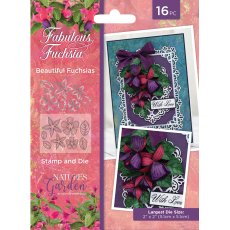 NGA-FF-STD-BFU  Nature's Garden Fabulous Fuchsia Stamp & Die - Beautiful Fuchsias