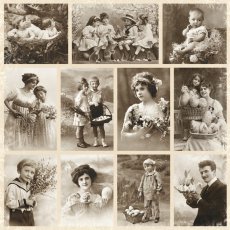PD133 Zdjęcia Spring greeting - From Grandma's Attic