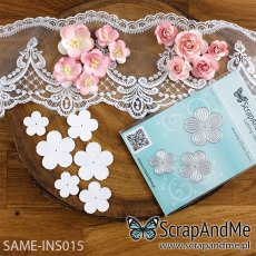 SAME-INS015 CUT DIES -flowers  - ScrapAndMe