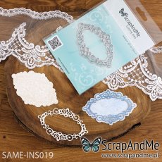 SAME-INS019 CUT DIES - Frame oval - ScrapAndMe